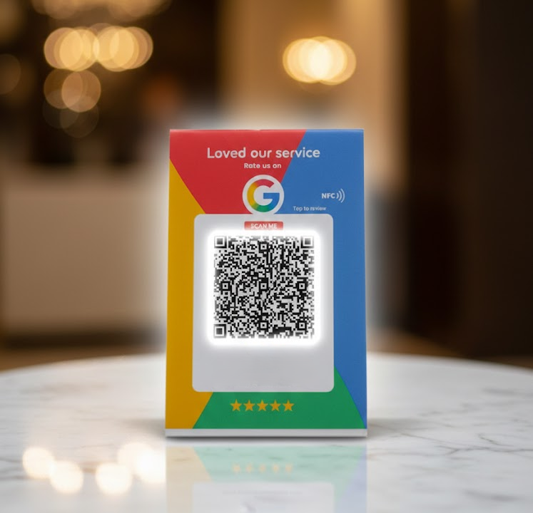 NoTouchCard QR Standee